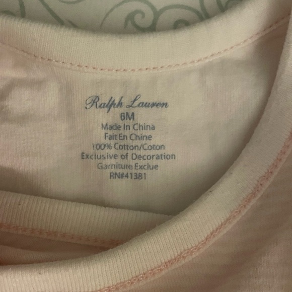 Ralph Lauren Light Pink Baby Girl’s Sleep Sack Layette Sleeper-6M - Picture 4 of 4